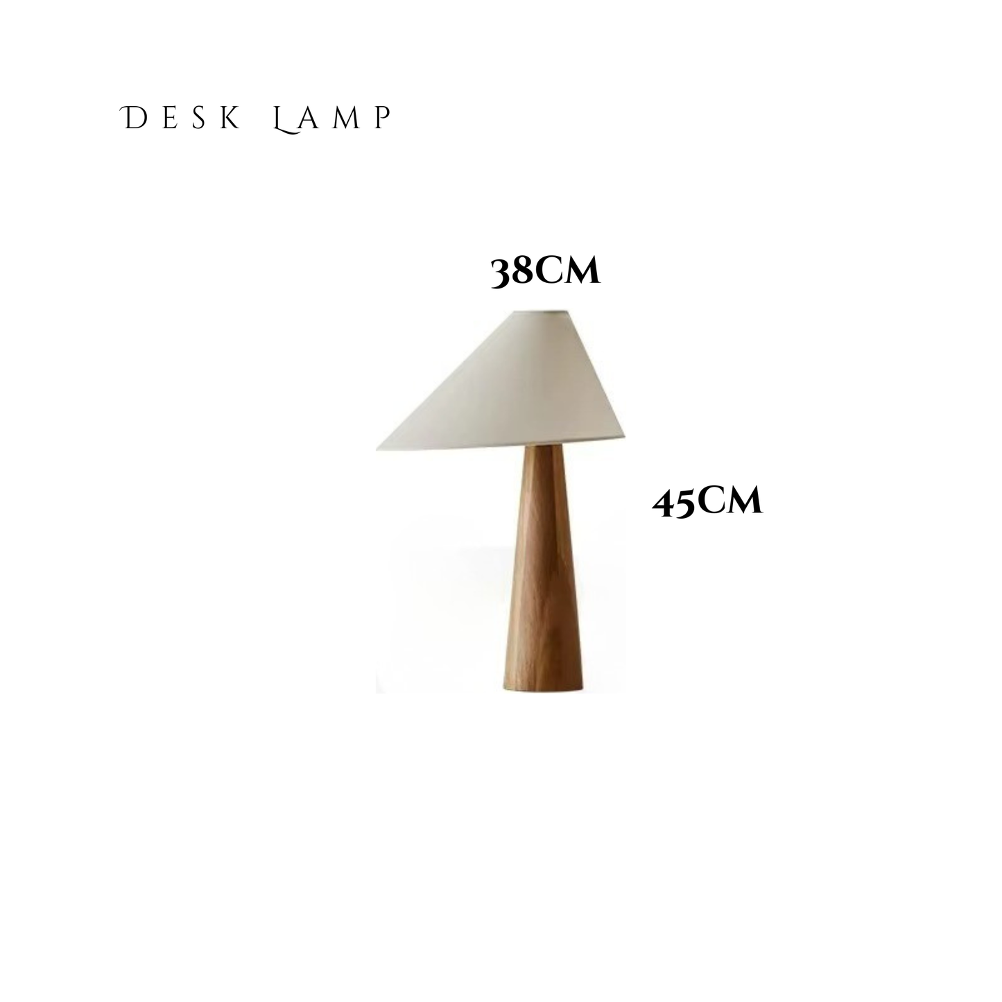 Oslo Oak Cone Floor Lamp