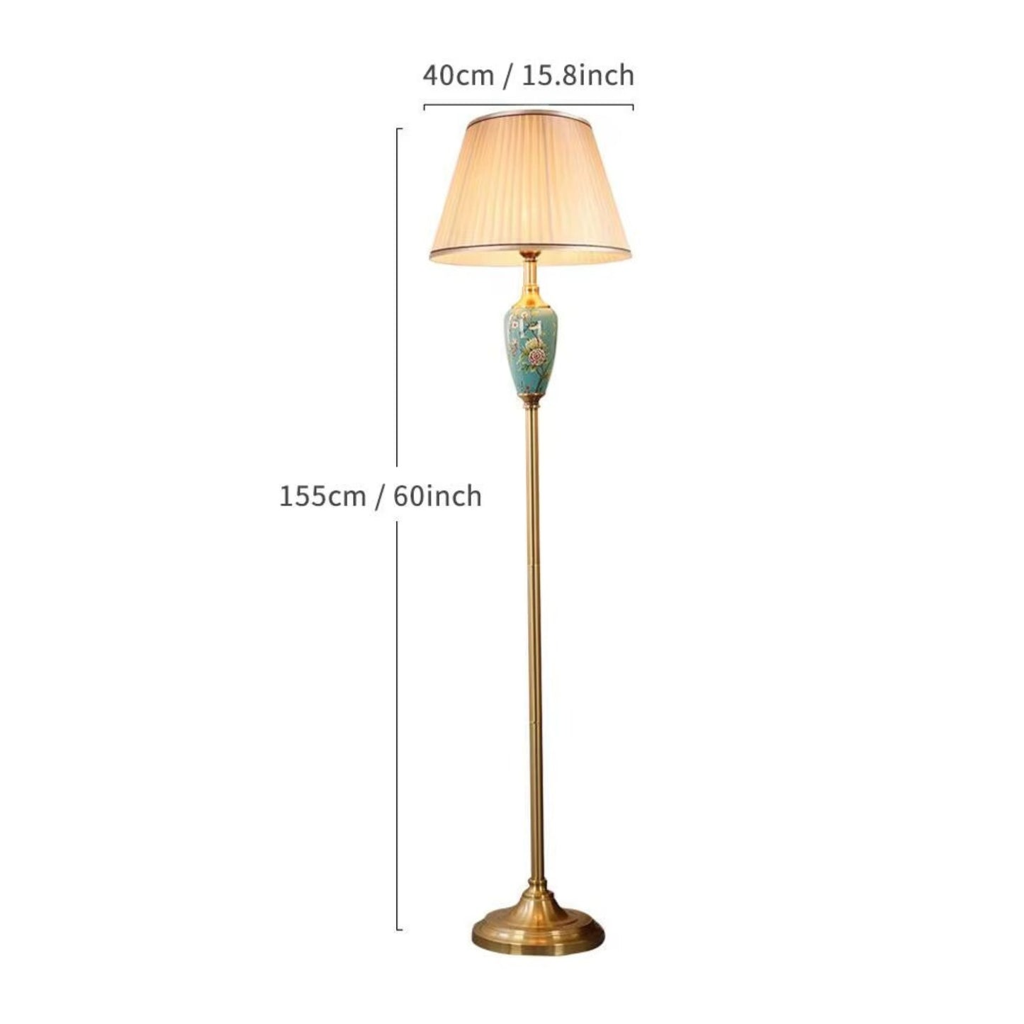 Aurora European Ceramic Floor Lamp