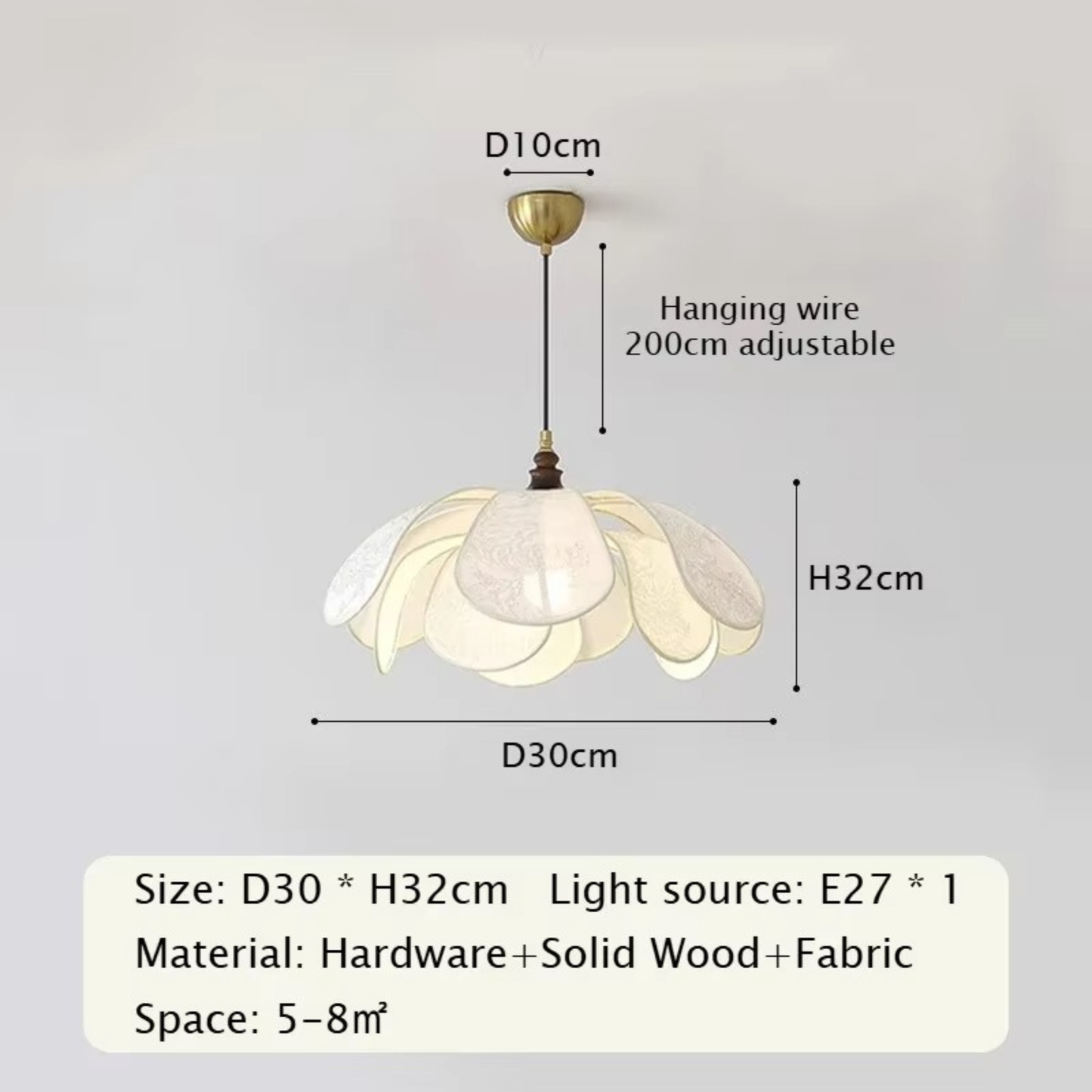 Petal Bloom Nordic Pendant Ceiling Light