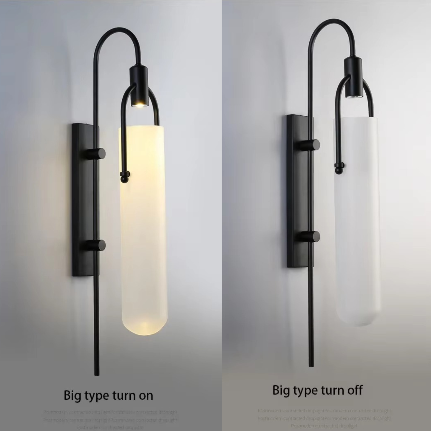 Aurea Noir Black & Gold LED Wall Lamp