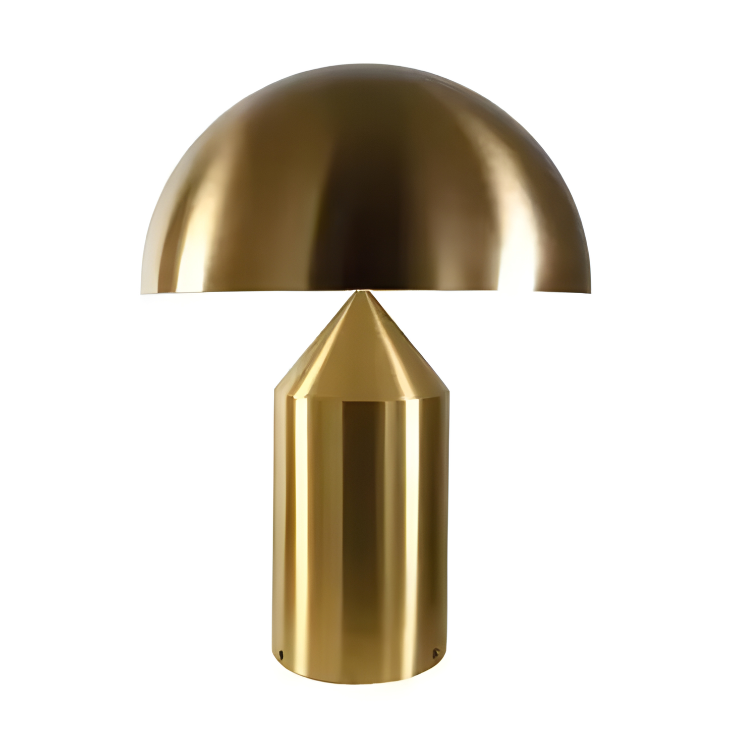Art Deco Brass Mushroom Table Lamp