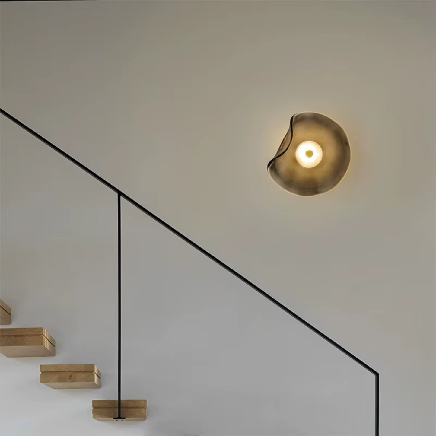 Nordic Organic Glass Wall Light