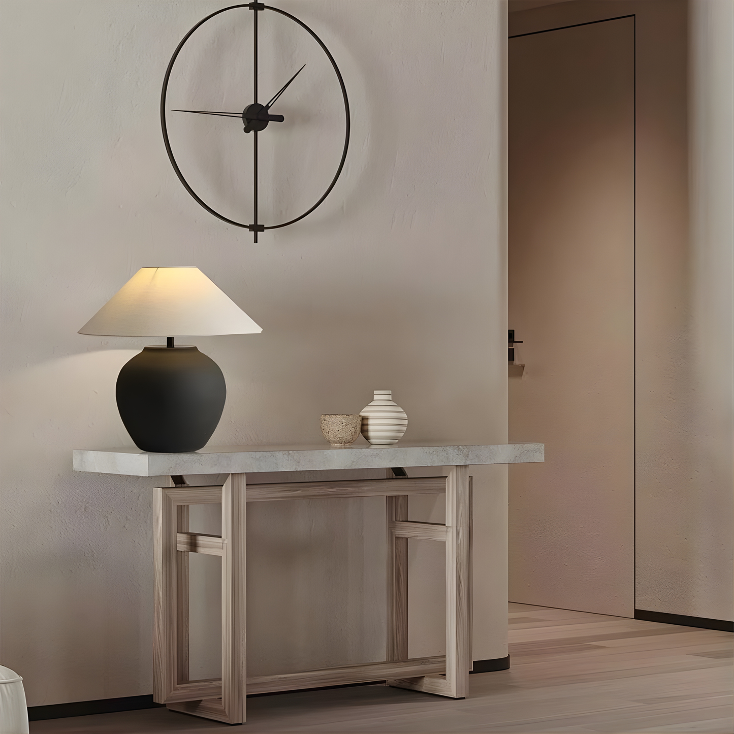 Luna Wabi-Sabi Ceramic Table Lamp