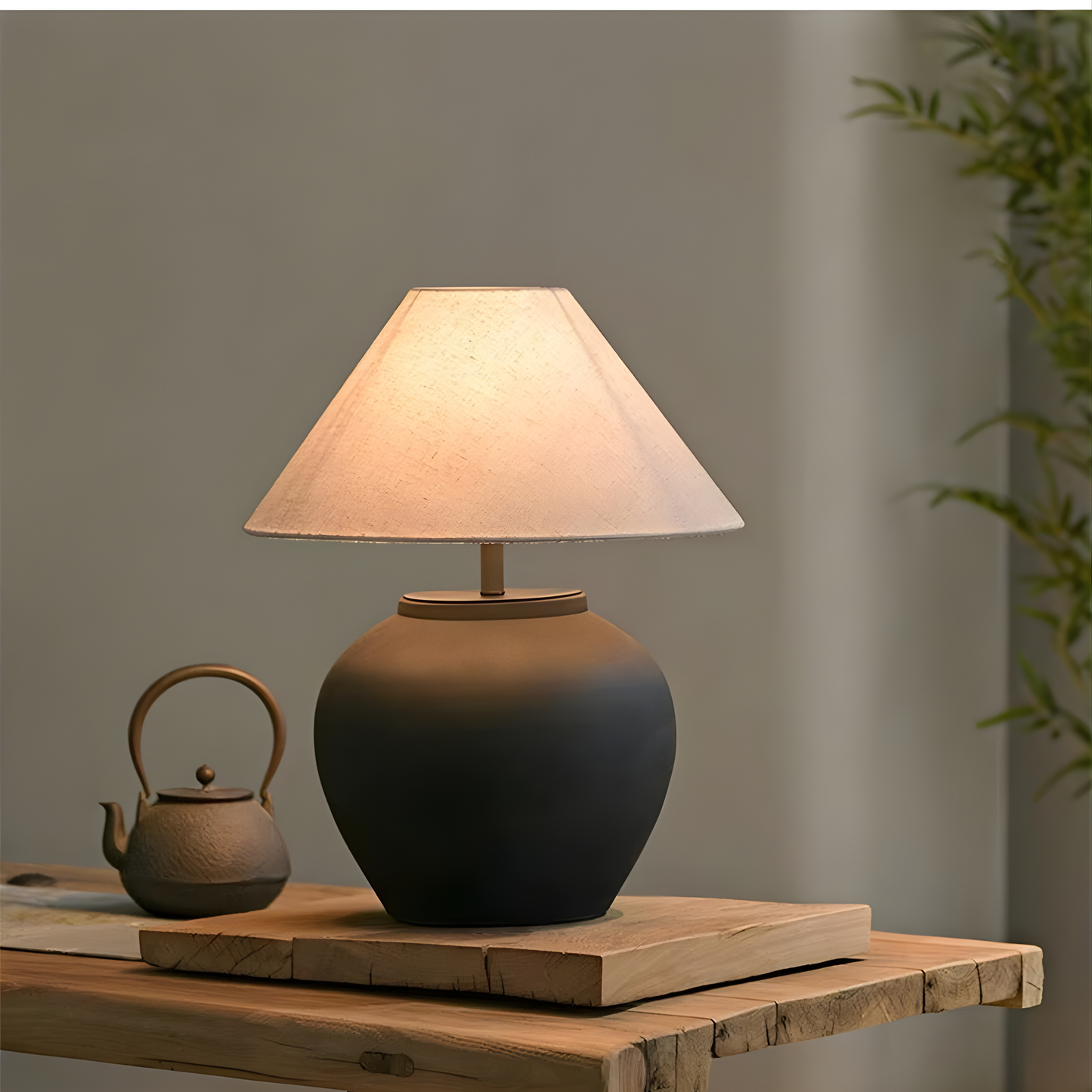 Luna Wabi-Sabi Ceramic Table Lamp