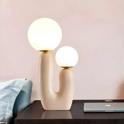 Forma Dual Glass Table Lamp