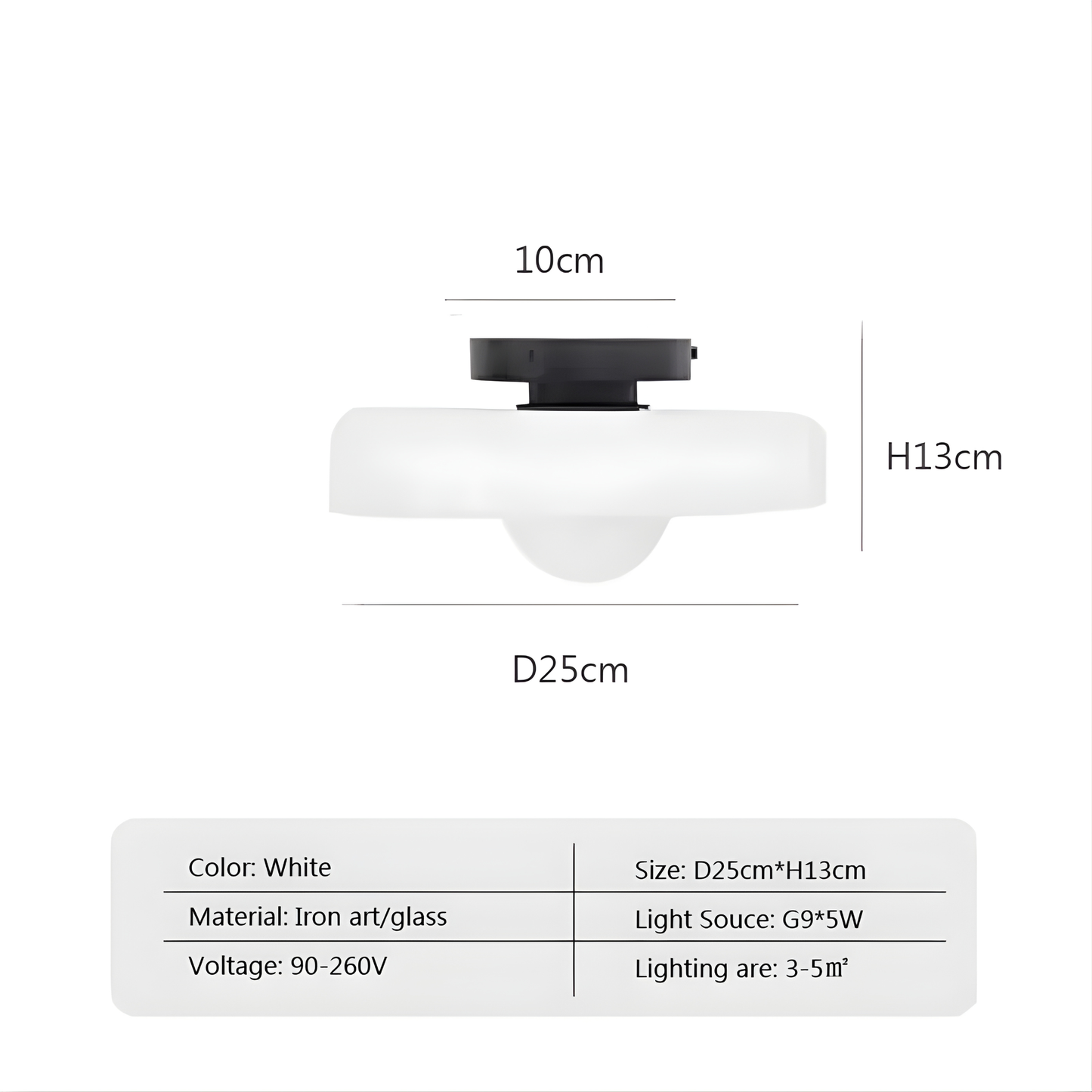 Aalto Olive Glass Ceiling Light