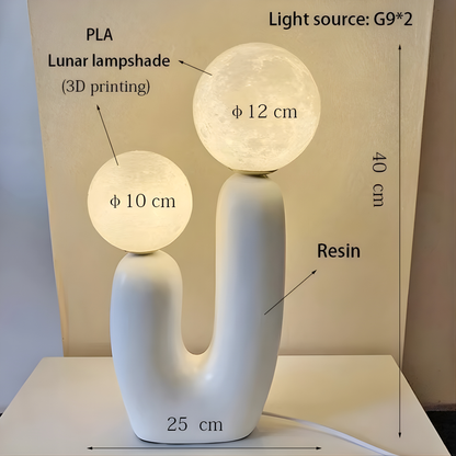 Forma Dual Glass Table Lamp
