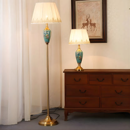 Aurora European Ceramic Floor Lamp