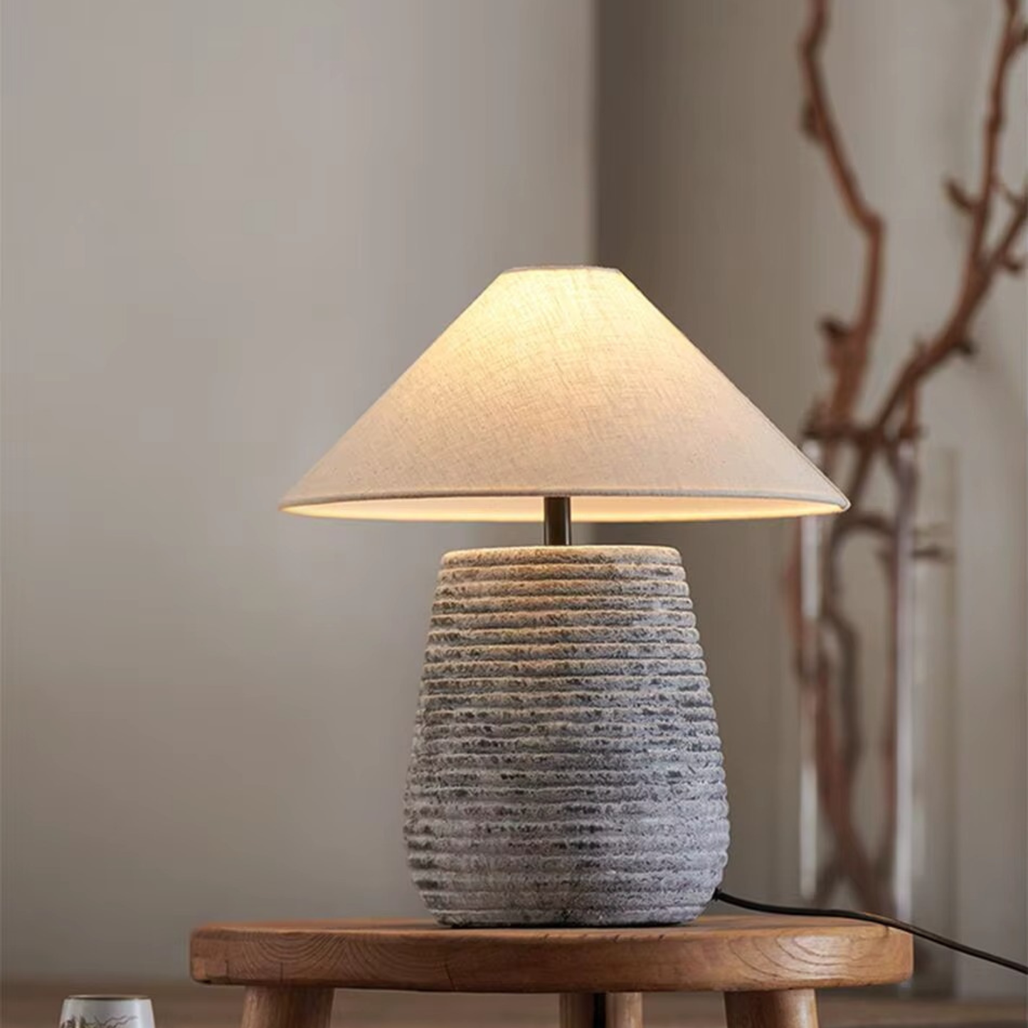 Luna Wabi-Sabi Ceramic Table Lamp