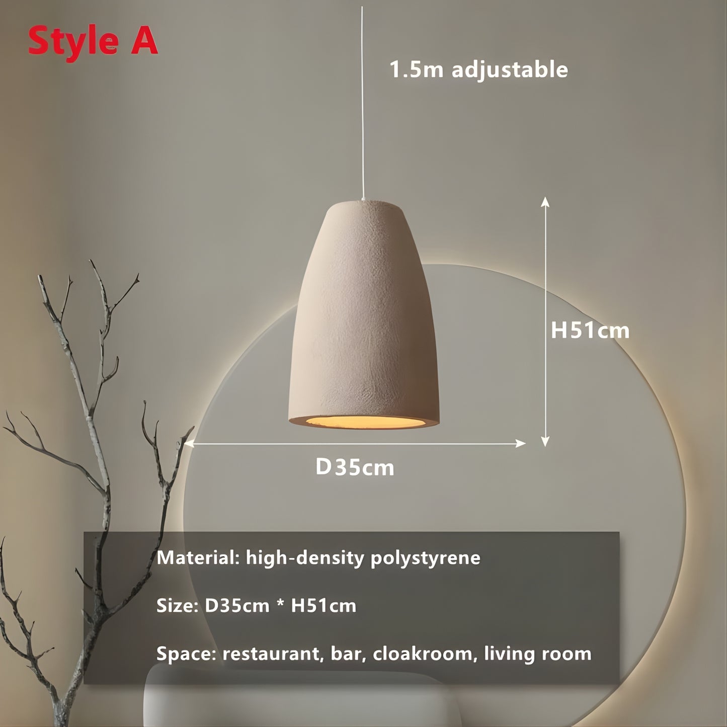 Satori Wabi-Sabi LED Pendant Light