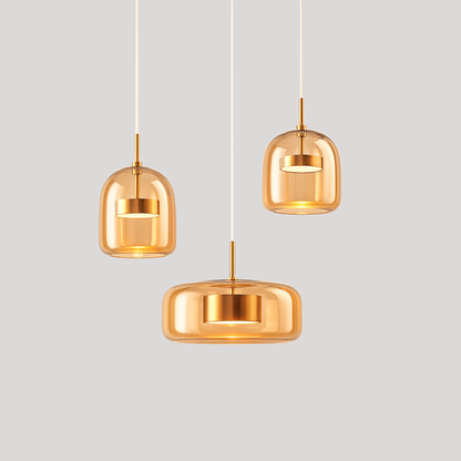 Aurelia Smoked Glass Pendant Ceiling Light