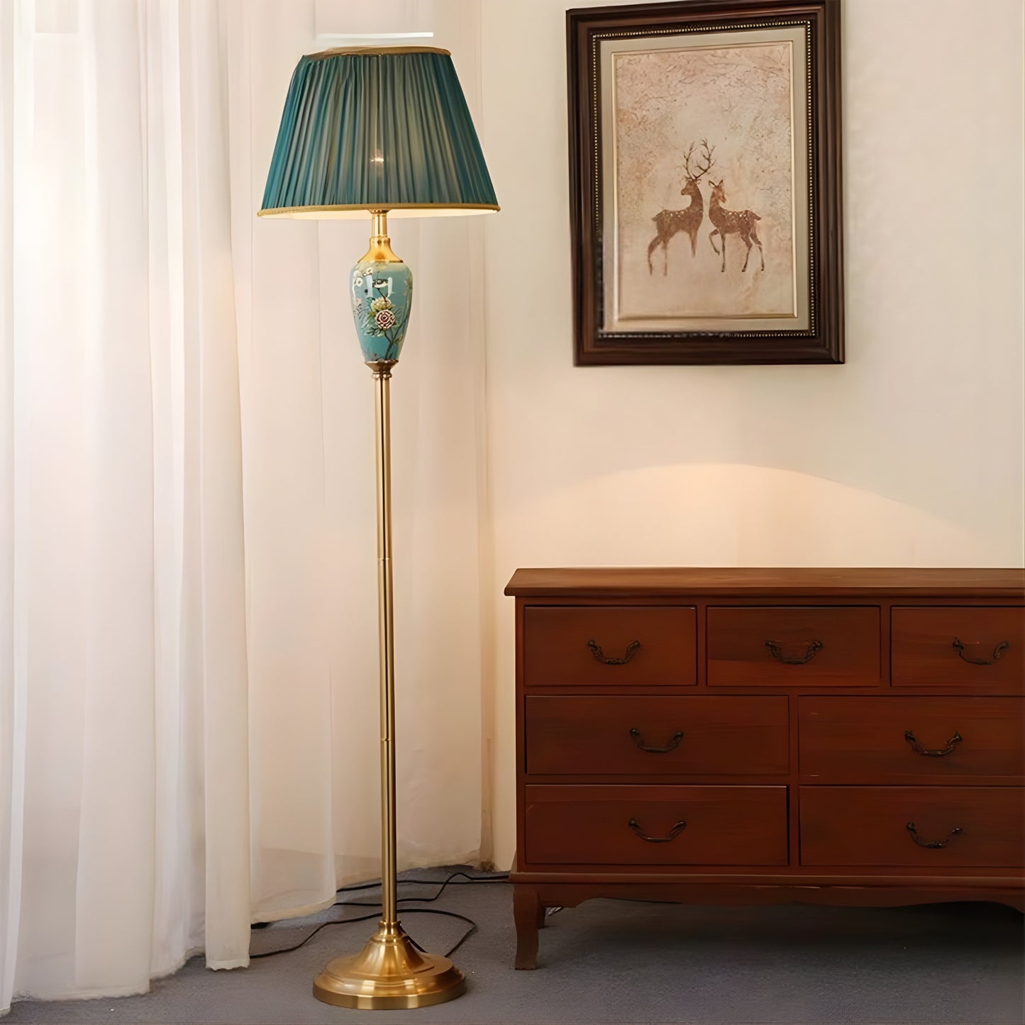 Aurora European Ceramic Floor Lamp