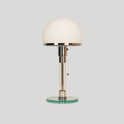 Bauhaus Opal Glass Globe Table Lamp