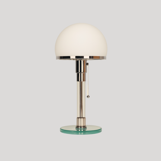 Bauhaus Opal Glass Globe Table Lamp
