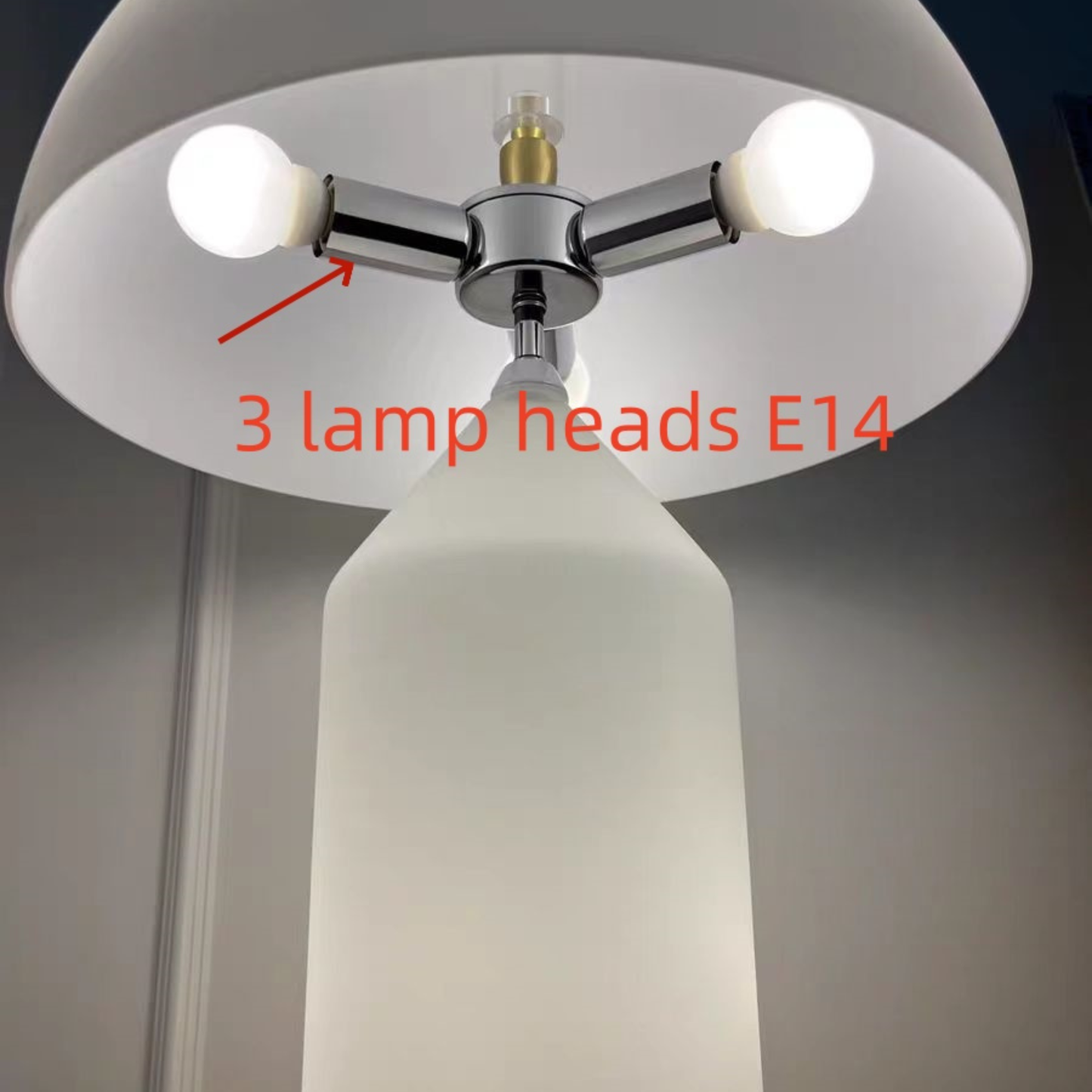 Art Deco Brass Mushroom Table Lamp