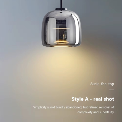 Aurelia Smoked Glass Pendant Ceiling Light