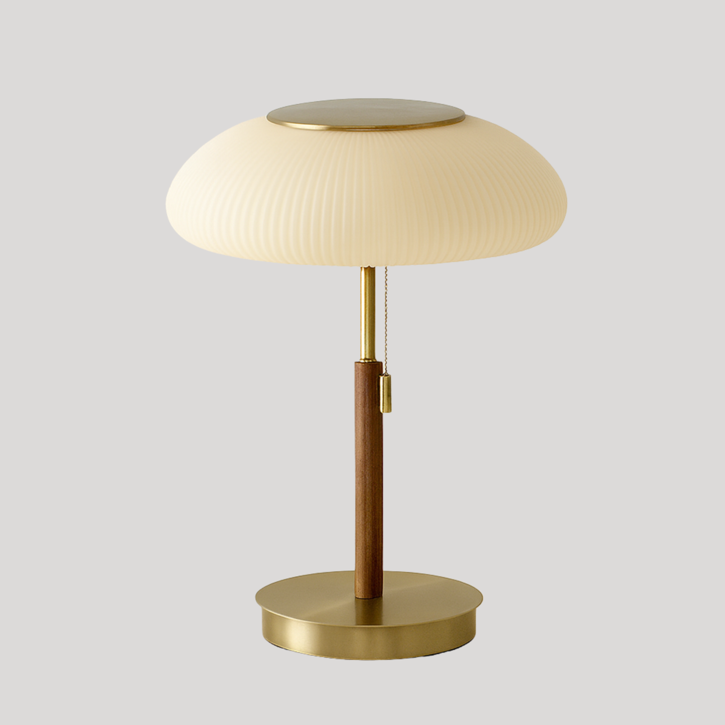 Vintage Glass Table Lamp - Nordic Elegance