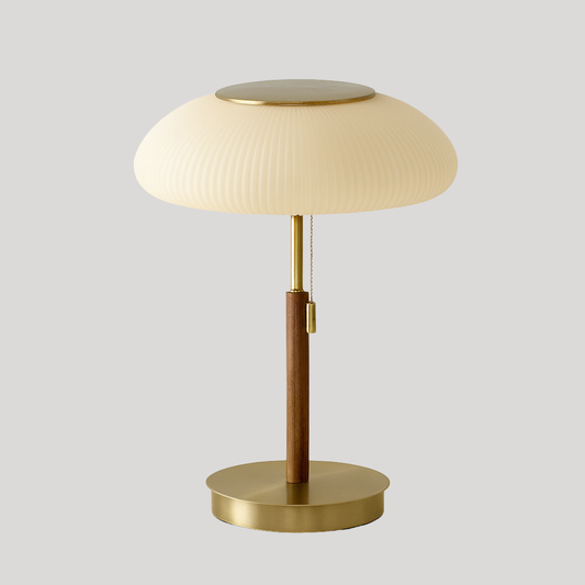 Vintage Glass Table Lamp - Nordic Elegance