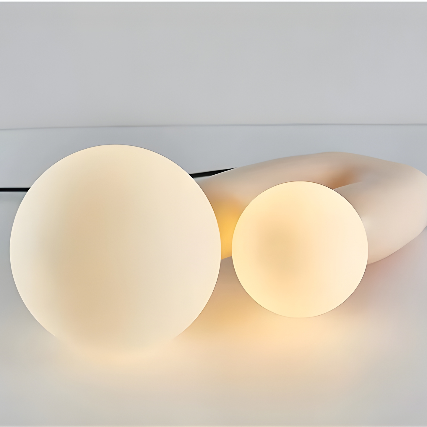 Forma Dual Glass Table Lamp