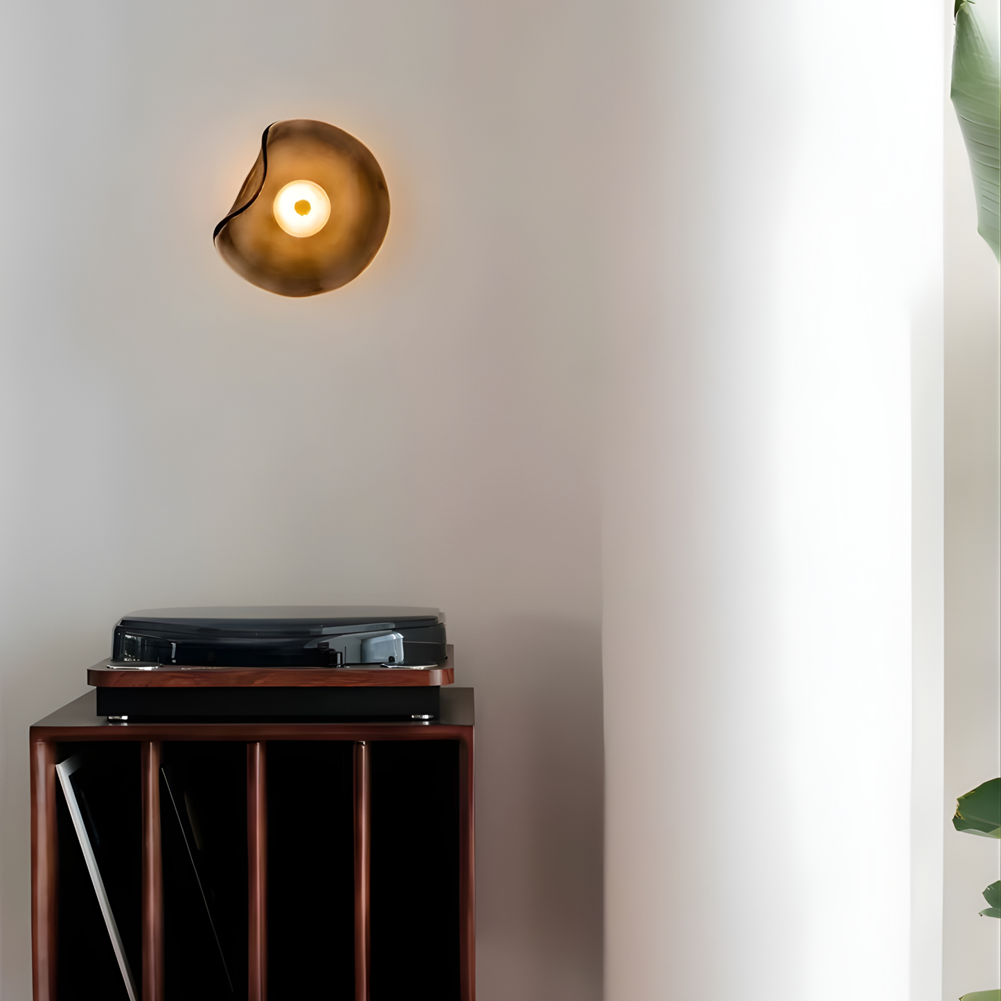 Nordic Organic Glass Wall Light