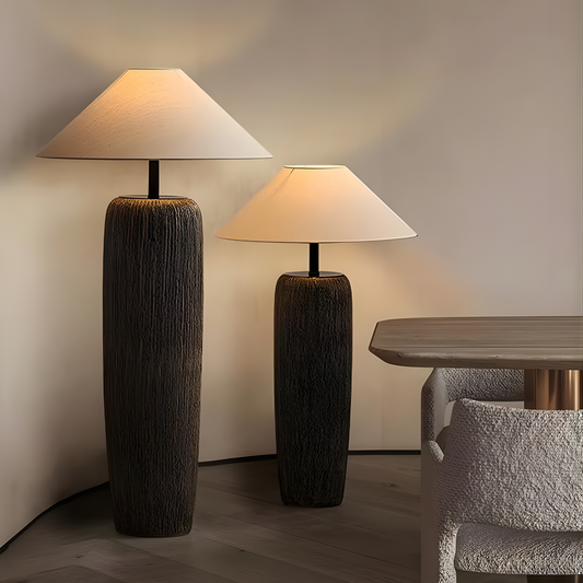 Zen Ceramic Floor Lamp Wabi-Sabi