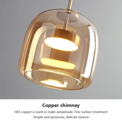 Aurelia Smoked Glass Pendant Ceiling Light