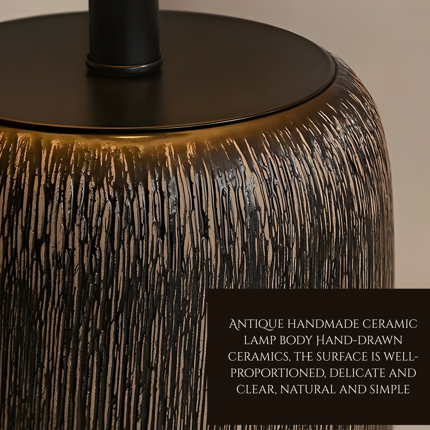 Zen Ceramic Floor Lamp Wabi-Sabi