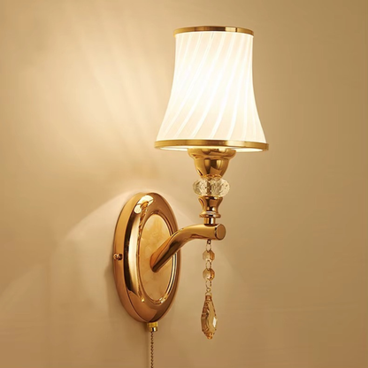 Nordic Elegance Wall Lamp with Glass Shade