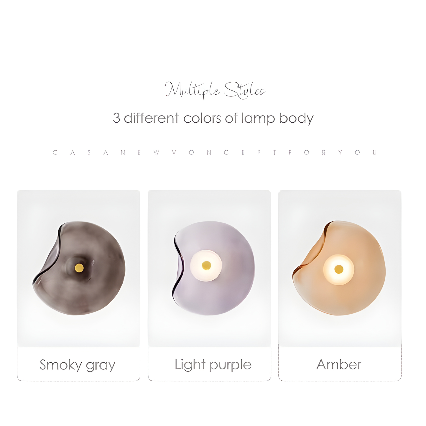 Nordic Organic Glass Wall Light