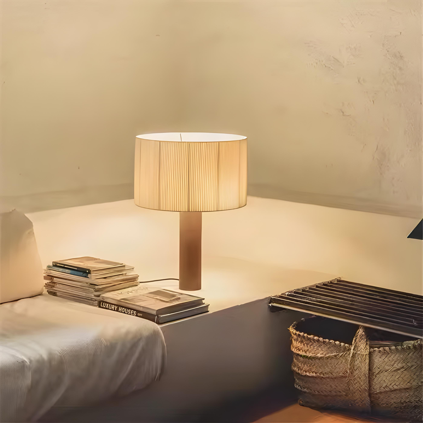 Nara Wabi-Sabi Solid Wood Table Lamp