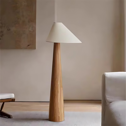 Oslo Oak Cone Floor Lamp