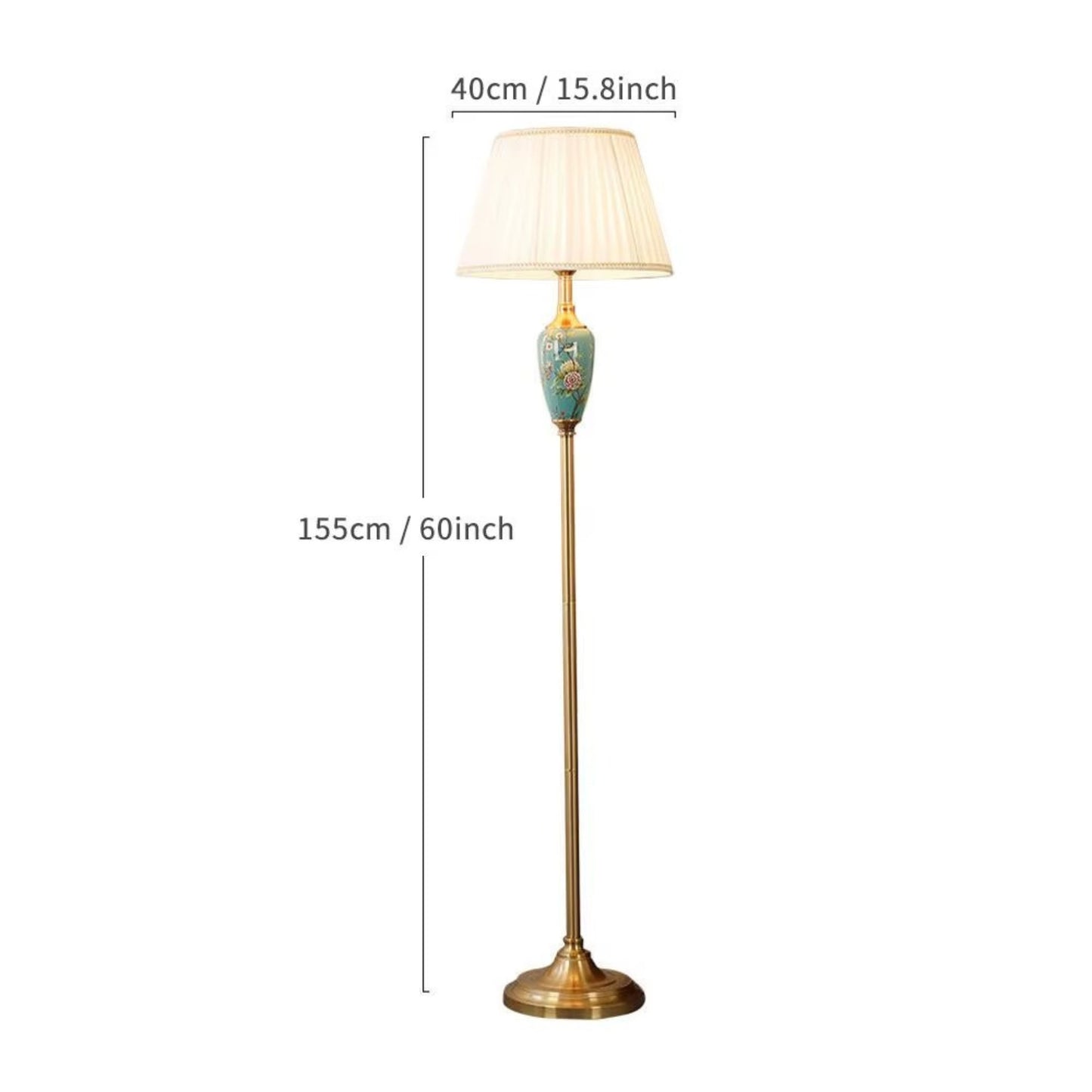 Aurora European Ceramic Floor Lamp