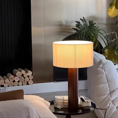 Nara Wabi-Sabi Solid Wood Table Lamp