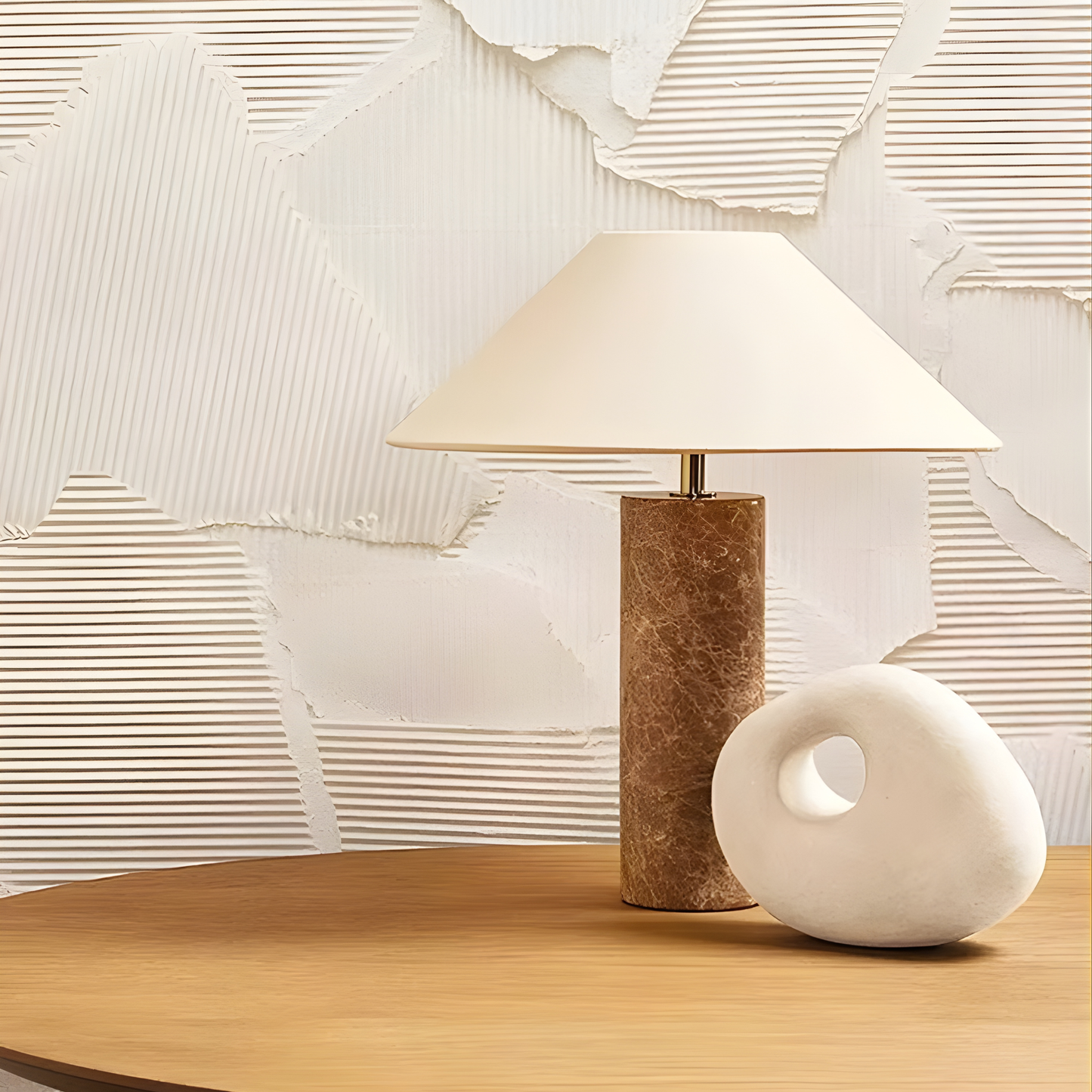 Muse Wabi-Sabi Marble Table Lamp