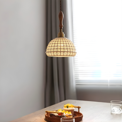 Hana Japanese Ceramic Pendant Light