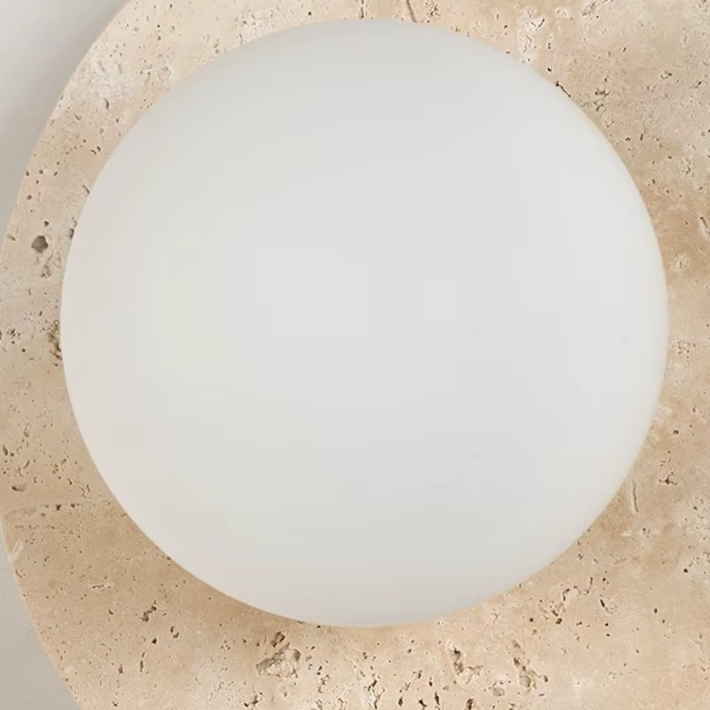 Aurelia Yellow Travertine LED Wall Lamp