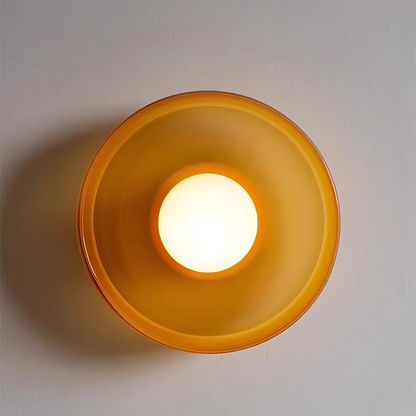 Aalto Olive Glass Ceiling Light