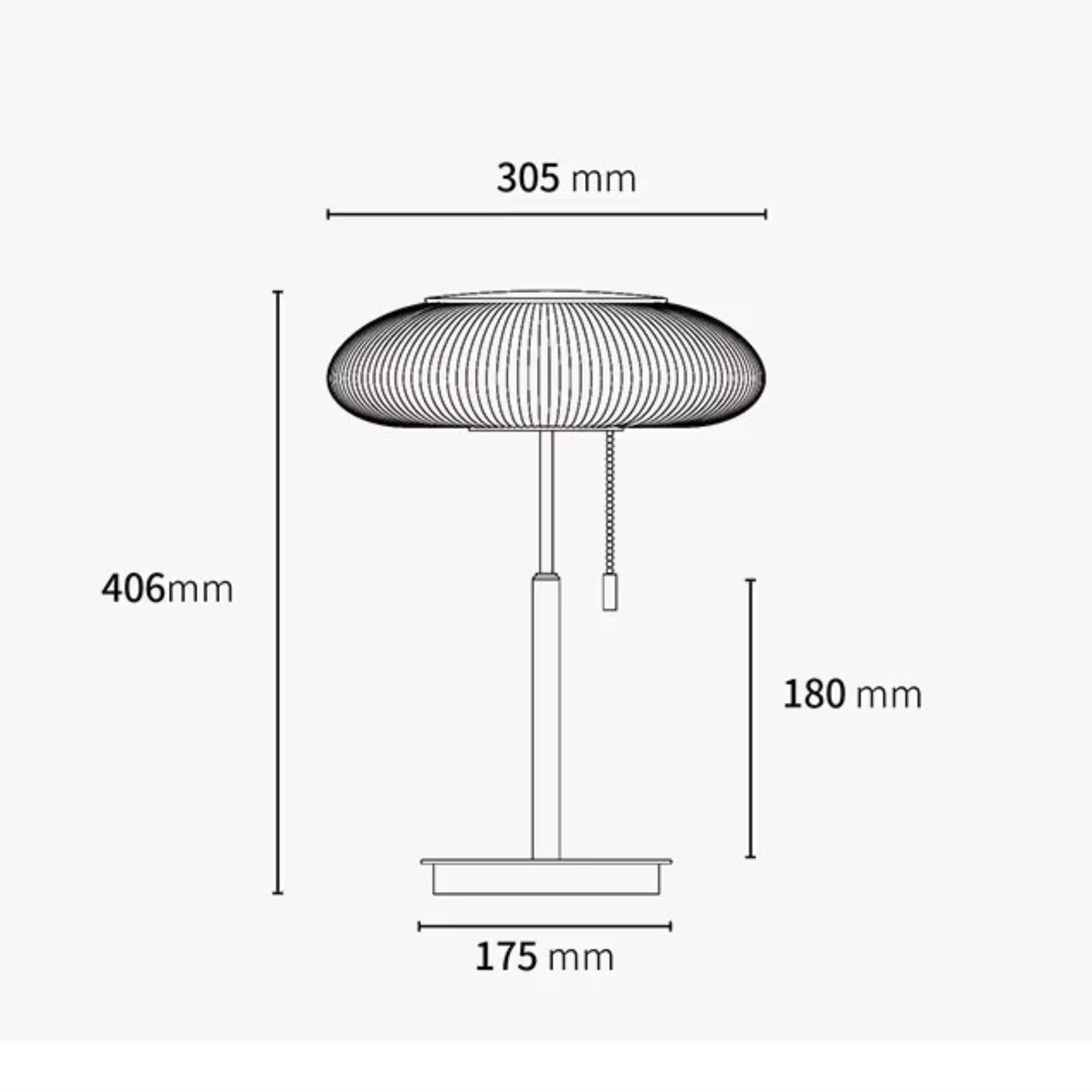 Vintage Glass Table Lamp - Nordic Elegance