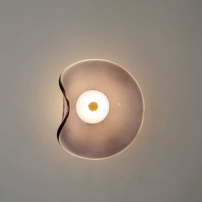 Nordic Organic Glass Wall Light