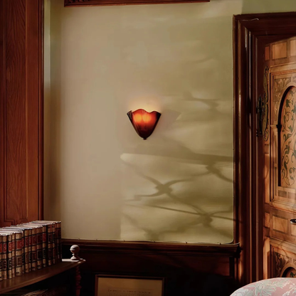 French Retro Glass Wall Light
