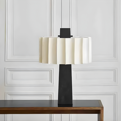 Arden Scandinavian Pleated Table Lamp