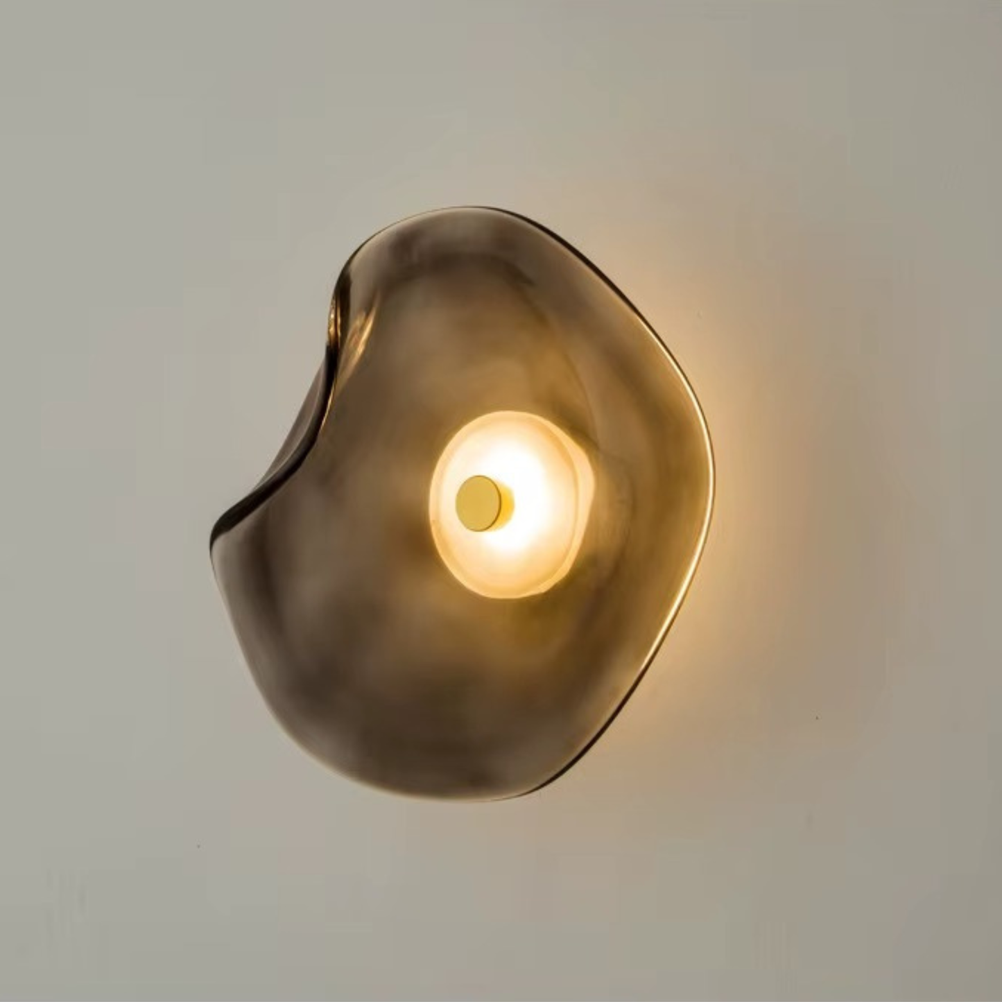 Nordic Organic Glass Wall Light