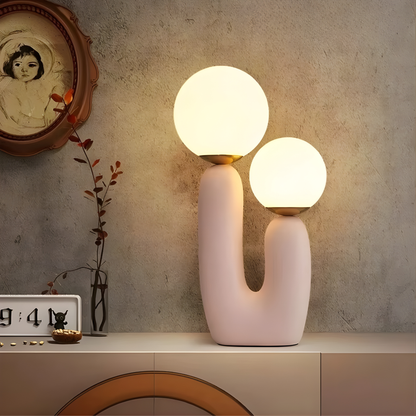 Forma Dual Glass Table Lamp