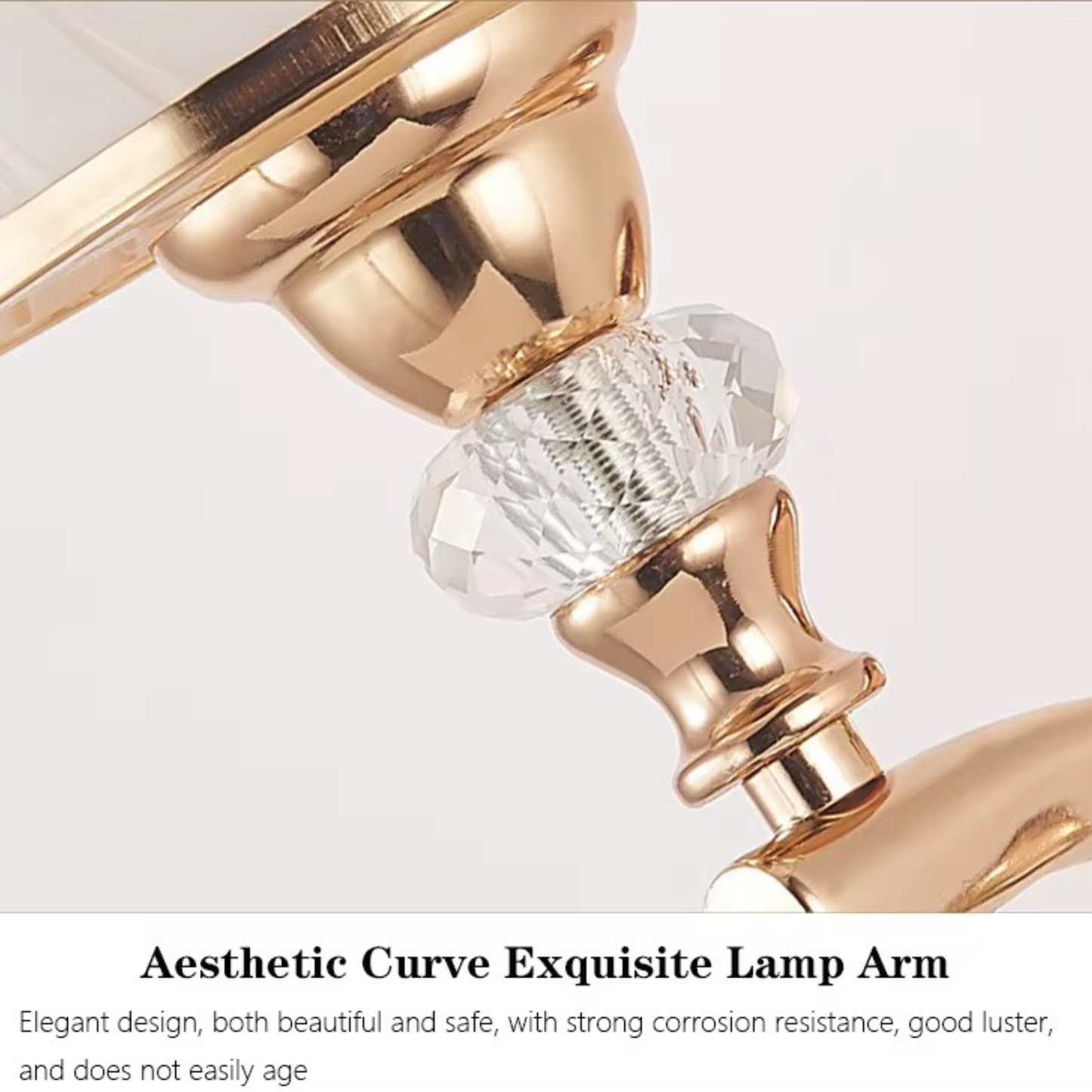 Nordic Elegance Wall Lamp with Glass Shade