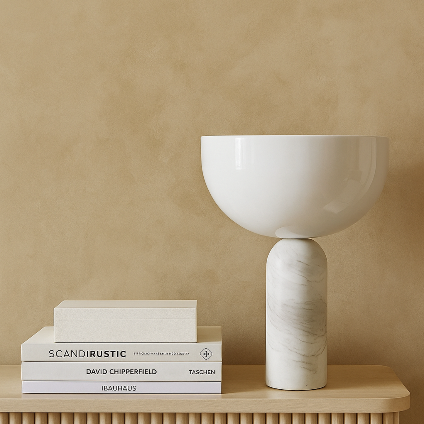 Halo Danish Marble Table Lamp