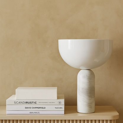 Halo Danish Marble Table Lamp