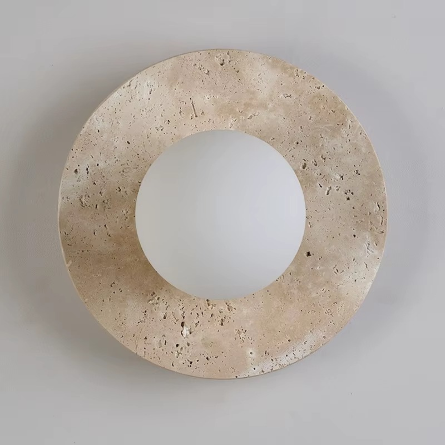 Aurelia Yellow Travertine LED Wall Lamp