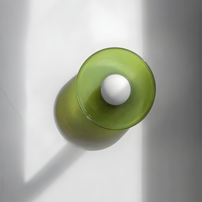 Aalto Olive Glass Ceiling Light