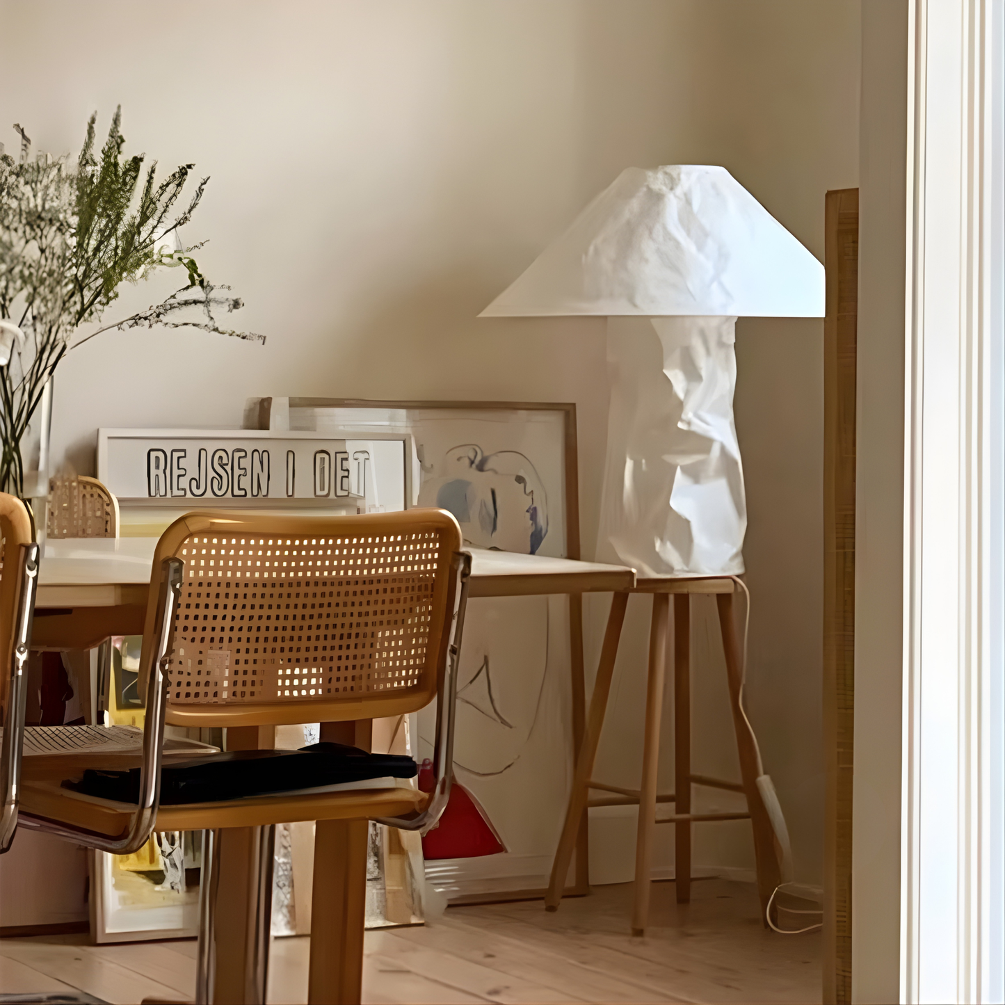 Kyoto Paper Cloud LED Table Lamp