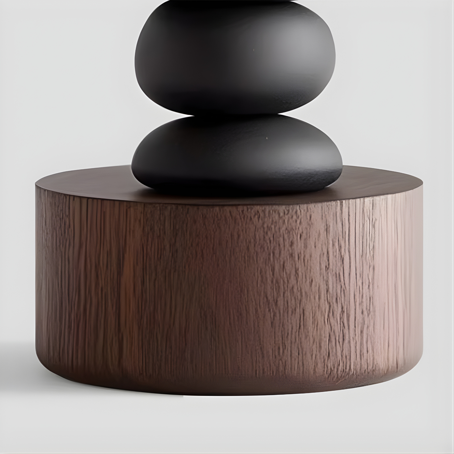 Wabi-Sabi Solid Wood LED Table Lamp
